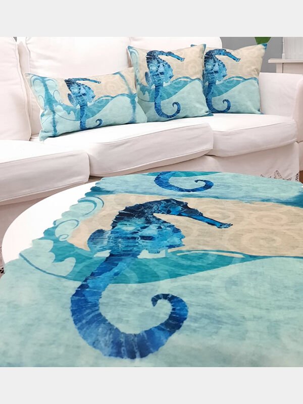 Marin Desen Seçenekli Kombin 35x55cm Kırlent Kılıfı