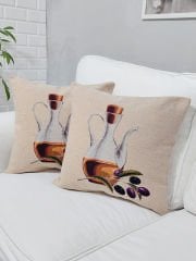 Goblen Dokuma Kırlent Kılıfı 2'li Karışık Kombin Set
