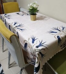 Çini Desen Masa Örtüsü