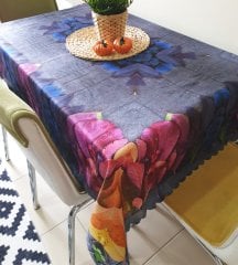 Trend Kuru Yapraklar Desen Masa Örtüsü