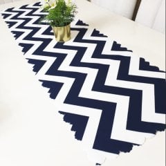 Trendy Renkli Zigzag Model Dekoratif Runner 40x140cm
