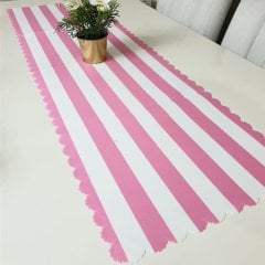 Trendy Renkli Şerit Model Dekoratif Runner 40x140cm
