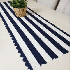 Trendy Renkli Şerit Model Dekoratif Runner 40x140cm